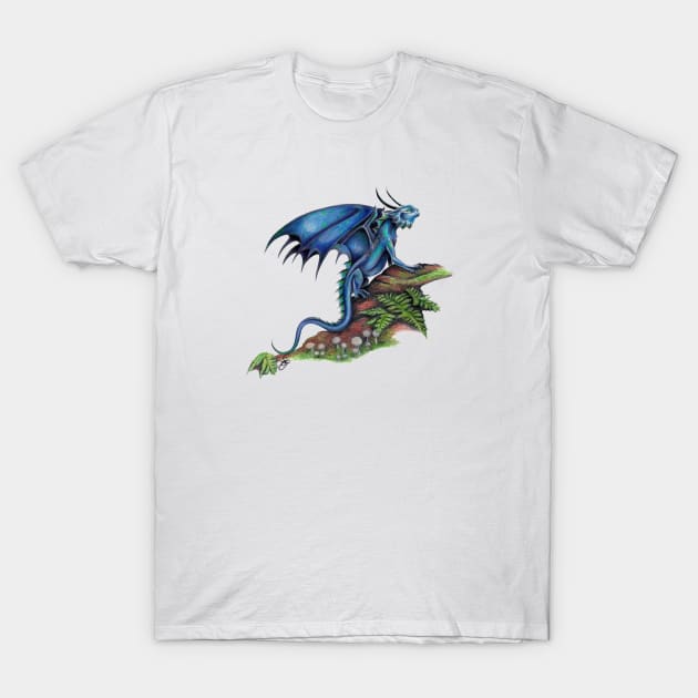 Adorable Pet Blue Bearded Dragon T-Shirt by Sandra Staple